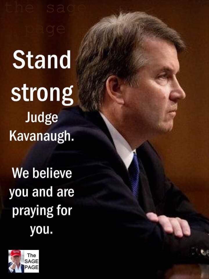 Stand strong Judge Kavanaugh